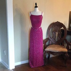 Sean Collection Sequin Evening Gown